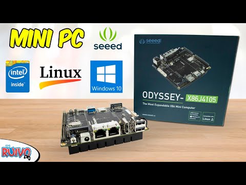 Mini PC Odyssey X86 J4105 com Processador Intel e 8GB de RAM (Seeed)