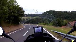 Original Piaggio MP3 engine sound with almost no wind noise.