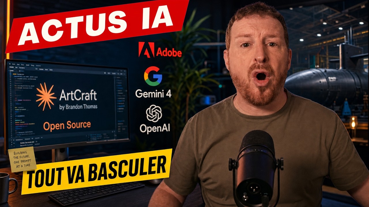 Un dev qui fait trembler Adobe, Gemini 4 et une usine d'armes Skynet