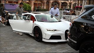 Qatar Royal Family Members Driving Their Supercars in London! Mclaren Senna | Bugatti Chiron SS