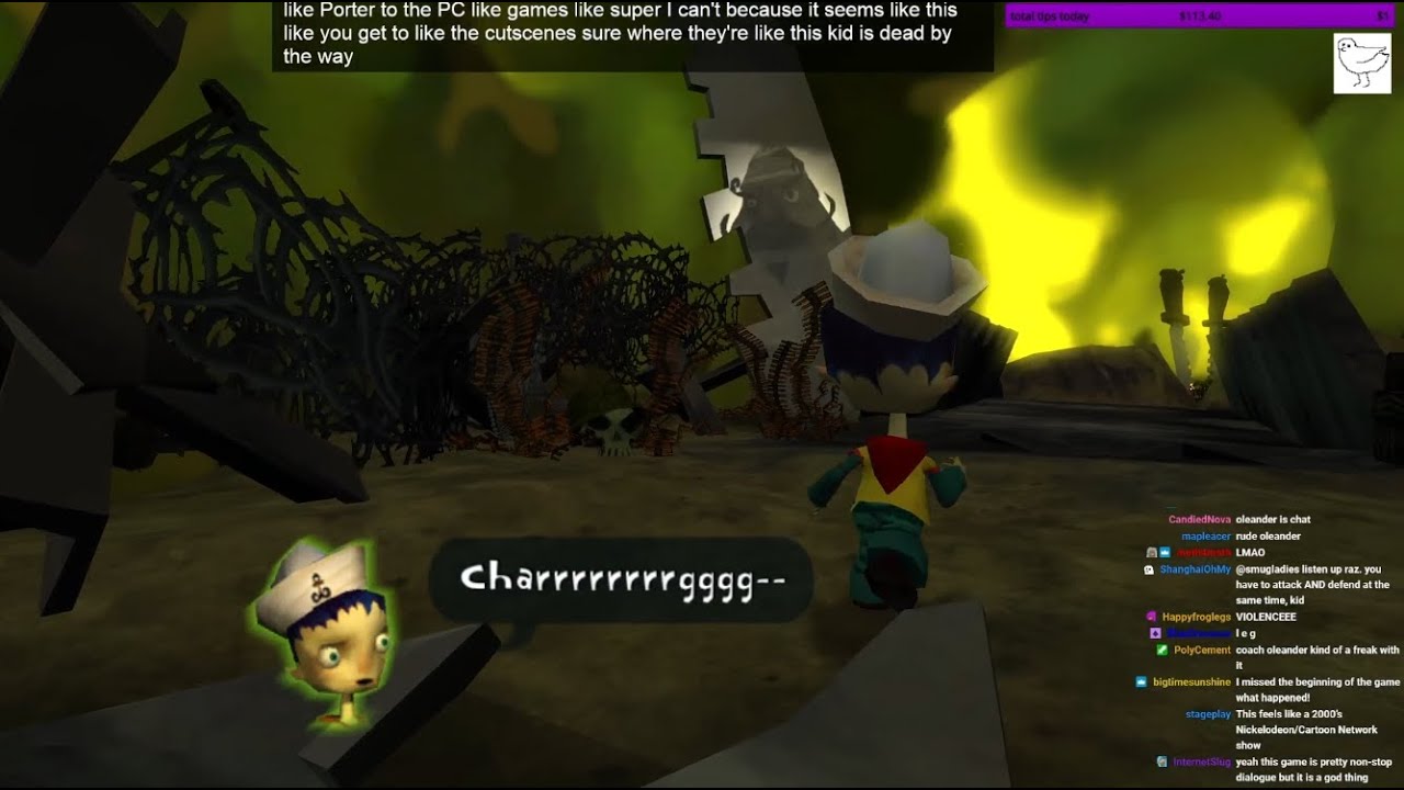 Holly Streams Psychonauts (Part 1)