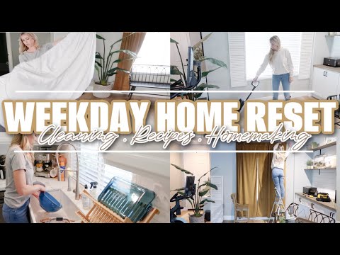 WEEKLY HOME RESET / HOME UPDATES AND CLEANING / TYPICALLY KATIE YOUTUBE #typicallykatie #homereset