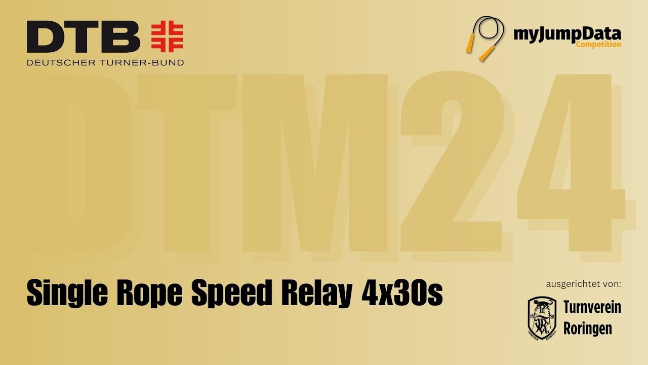 Sting Rope Relay Single Rope Speed Relay 4x30s - Deutsche Teammeisterschaft | Rope ...