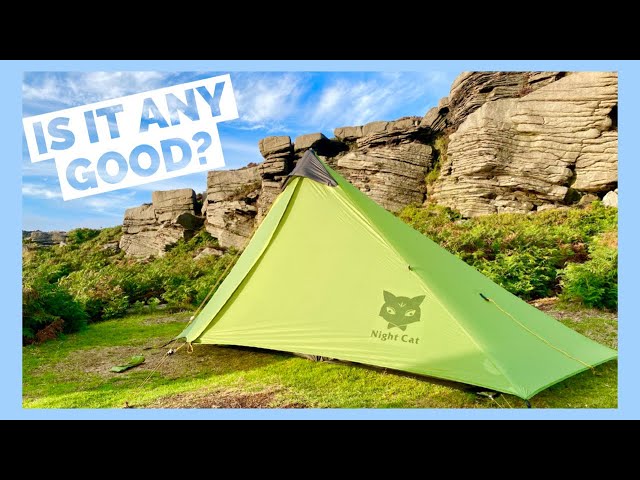 Why is this 1 Person Tent so Popular? Night Cat Ultralight Backpacking Lanshan Style Review class=