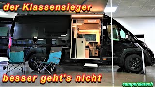 Tourne 6.4 2022 winterfest größtes 3. Bett Dieselheizung Stauraumwunder Kastenwagen Wohnmobil Test