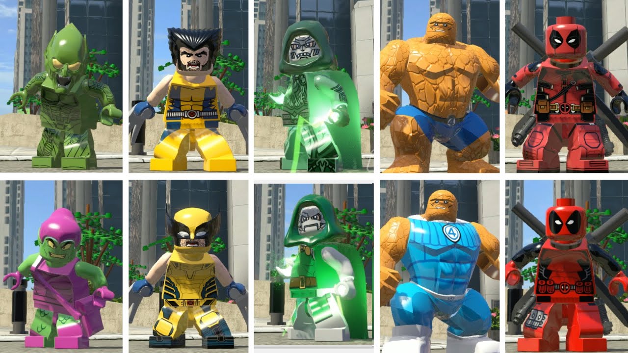 Lego Marvel Superheroes VS Lego Marvel Superheroes Remastered (Comparison Side by side)