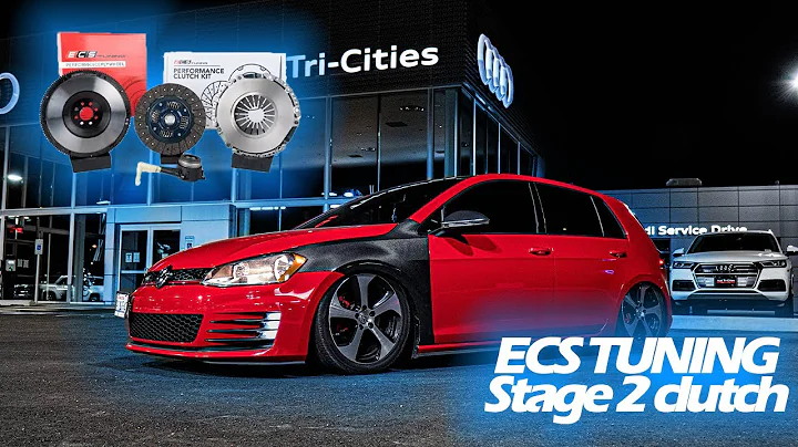 ECS tuning stage 2 clutch install mk7 gti
