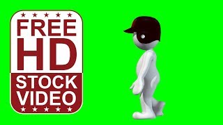Free Stock Videos – animated cartoon character general style wearing baseball batting helmet