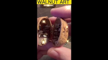 Very Creative Walnut Shell Craft Ideas | Walnut Shell Miniature Craft ❤️