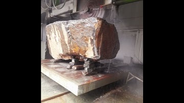 So amazing block granite stone slab cutting process machine #shorts_viral #shorts