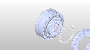 Printed 50:1 Cycloidal Speed Reducer Exploded View Animation