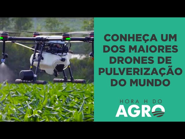 Quantos hectares um drone pulveriza por dia?