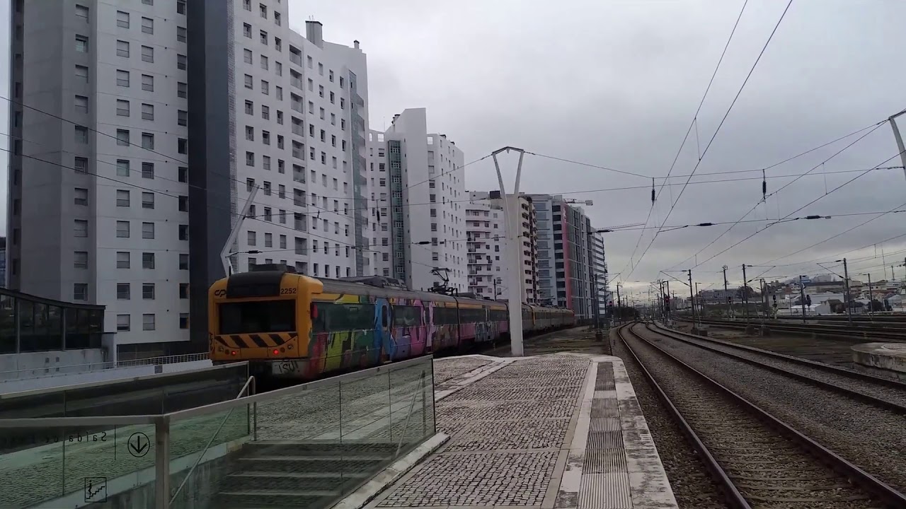 Comboios UTE's em Lisboa Oriente - 09jan20