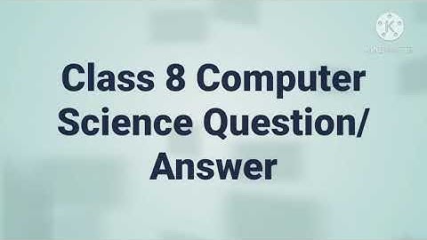 Computer Ethics and Cybercrime|| Class 8 || Computer Science|| Question/Answer