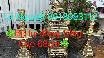 ❤️❤️Bộ lư đồng 19kg ☘️cao 68cm ☎️0918993112-#đồđồng #đồxưa #đồcổ #vậtphẩmđồng #đồphongthủy