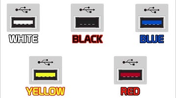 Every USB Port Color Explained In 4 Minutes