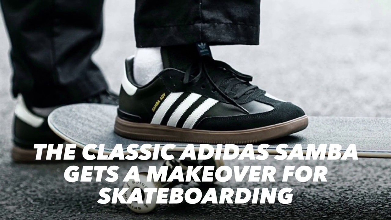 THE CLASSIC ADIDAS SAMBA GETS A MAKEOVER FOR SKATEBOARDING / PEACE X9