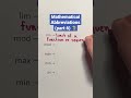 Mathematical Abbreviations (part 6) #Shorts #math #maths #mathematics