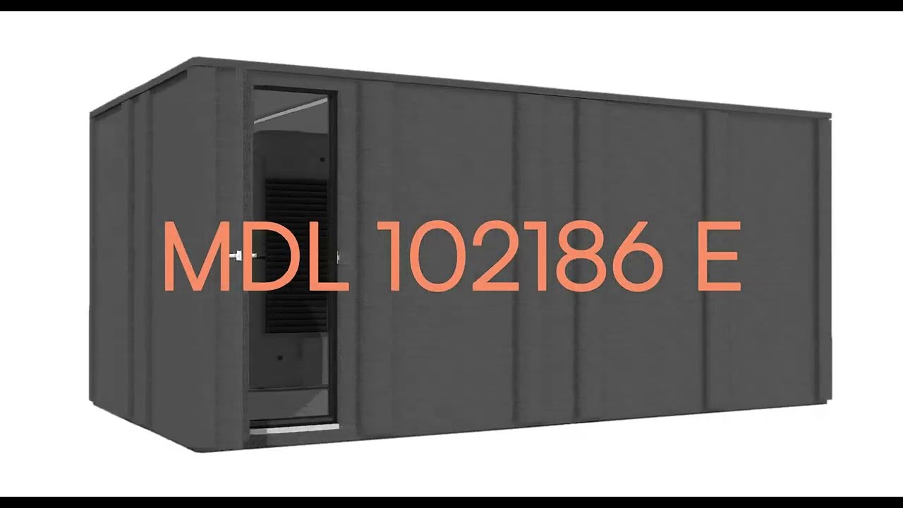 MDL 102186 E - 8.5' x 15.5' Double-Wall Iso Booth | WhisperRoom®