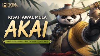 THE ORIGIN STORY OF AKAI MLBB 🐼 From Ordinary Panda to Legendary Fighter!