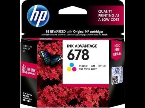 How to replace cartridge of HP ink advantage - YouTube