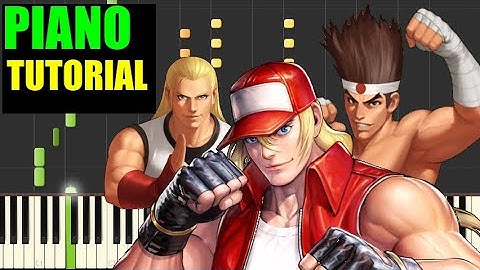 The King of Fighters 98 - Fatal Fury Team Theme Piano Tutorial 60fps