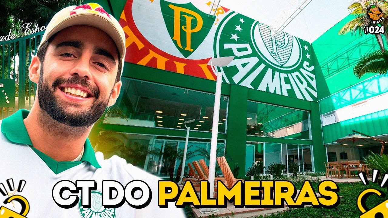 MOSTRANDO A ESTRUTURA SURREAL DA ACADEMIA DE FUTEBOL DO PALMEIRAS - Podpah Visita #24