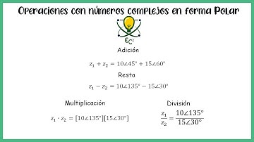 3 - Operaciones con números complejos en forma Polar