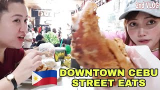 Best street food FRIED CHICKEN 🇵🇭  in CEBU Philippines | Colon st.