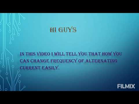 Video: How To Increase The Frequency Of The Current