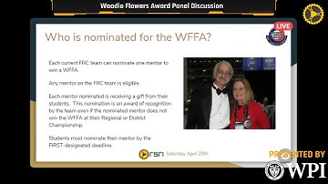 Woodie Flowers Award Winners Round Table RSN Spring Conferences Presented by WPI