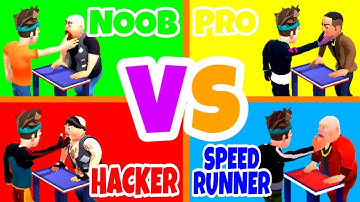 SLAP KINGS - NOOB VS PRO VS HACKER VS SPEEDRUNNER