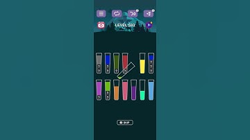 Level 593 Solution. Water sort puzzle. (Guru puzzle games)