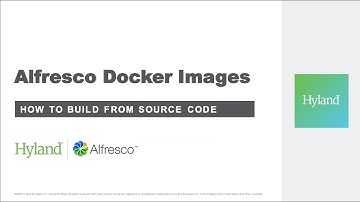 Building Alfresco Docker Images from Source Code