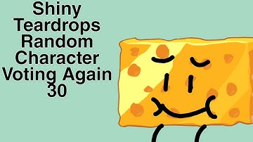 Shiny Teardrops Random Character Voting Again 30