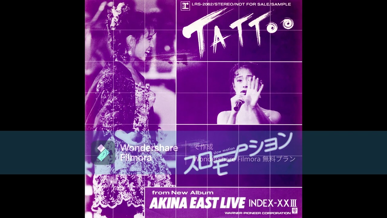 中森明菜 スローモーション（Live Version） - YouTube