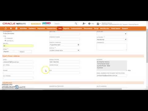 Adding New Clients in NetSuite - YouTube