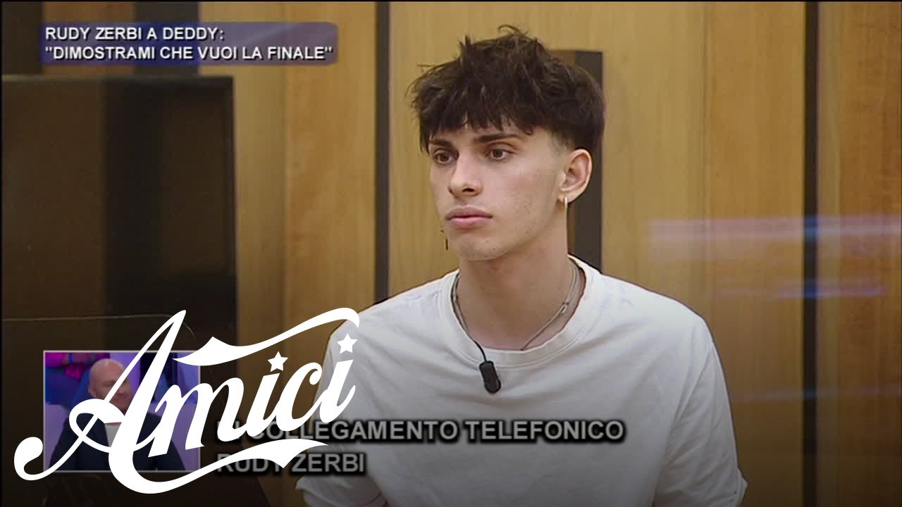 Amici 20 - Deddy e il rimprovero di Rudy Zerbi
