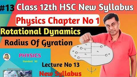 Rotational Dynamics 13; Radius of Gyration
