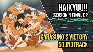 Haikyuu!! S4 Episode 25 OST - A Day of Change / Karasuno's Win Theme (HQ Cover)