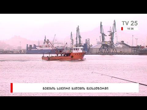 გემების საყვირი ბათუმის ნავსადგურში