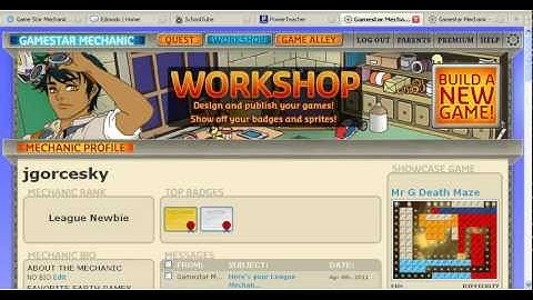 How to share your Gamestar Mechanic video game on Edmodo