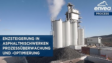 Effizienzsteigerung in Asphaltmischwerken, Prozessüberwachung und -optimierung | ENVEA
