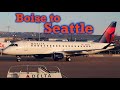 Full Flight: Delta Connection E175 Boise to Seattle (BOI-SEA)