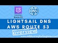 AWS #Lightsail DNS and #AWS #Route 53 Overview for Beginners