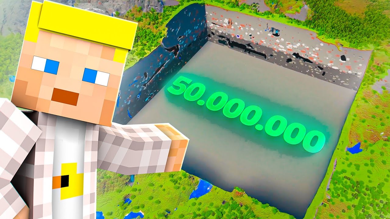 2000 SPIELER ERSCHAFFEN DAS GRÖẞTE LOCH IN MINECRAFT (XXL 500K SPECIAL)