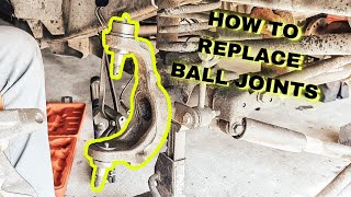How to replace Jeep Wrangler JK Ball Joints | FULL TUTORIAL