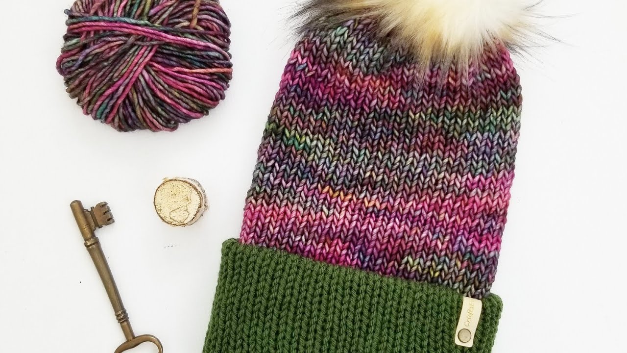 Addi King Double Brim Beanie ~The Easy Way! — Day's Crochet & Knit