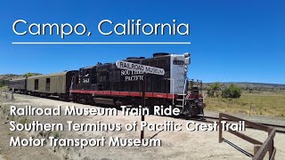 Campo, CA ～メキシコ国境の町カンポにある鉄道博物館で、ビンテージの