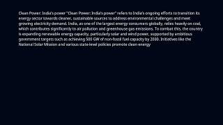 EID Carbon Border Briefing – 2026-09-20 – Clean Power: India’s power